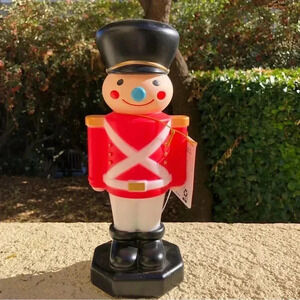 Christmas Blow Mold Toy Solider NWT